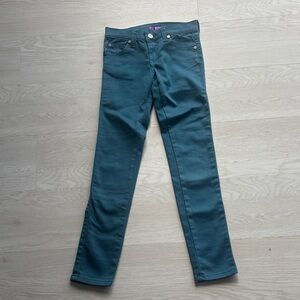 Aqua Kids Bottoms Jeans in Teal
